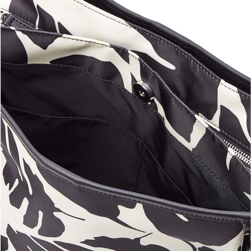 イザック ボタニカル柄2wayすっきりトート Lサイズ Y01-01-13 ホワイト ボタニカル柄2wayすっきりトート Lサイズ Y01 ホワイト