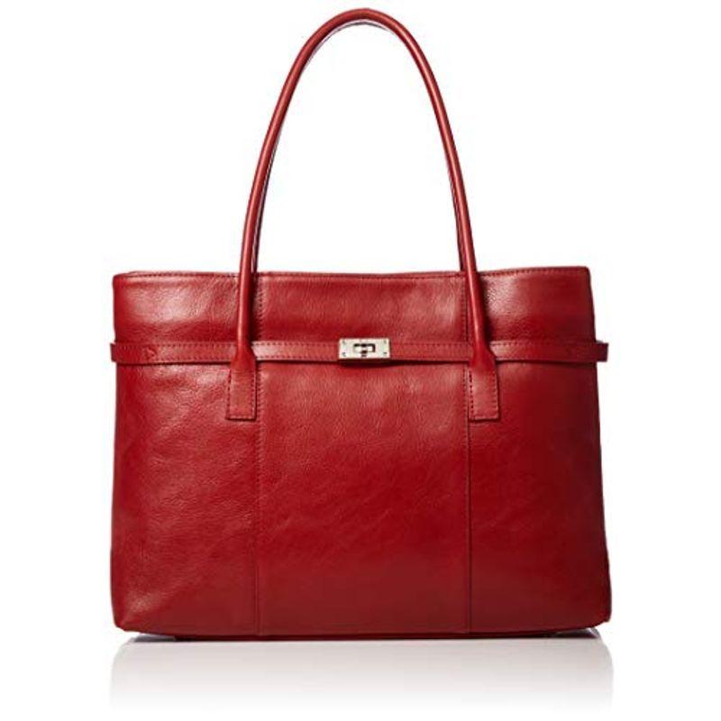 クリシェ 本革 トートバッグ(S)(ビジネス) A413 レッド