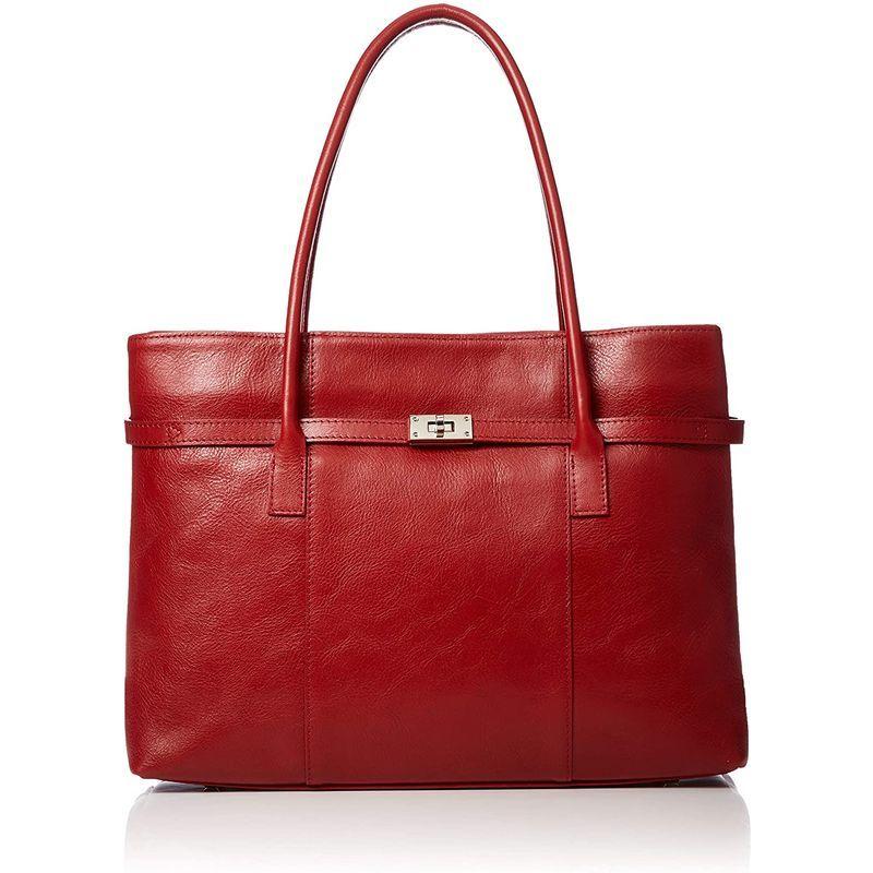 クリシェ 本革 トートバッグ(S)(ビジネス) A413 レッド 本革 トートバッグ ビジネス A413 レッド