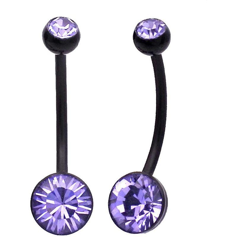 贅沢 新品 妊娠中 2つ セット へそピアス 14ゲージ シンプル 安心 ボディ Comunidadaledar Org