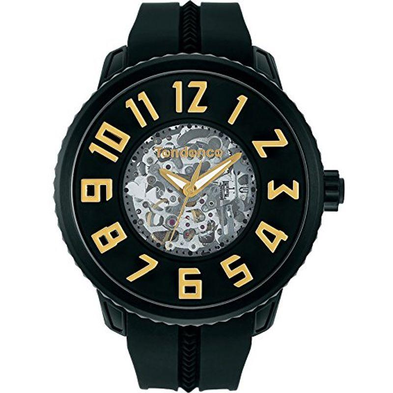 品数豊富！ SKELETON SPORT 腕時計 テンデンス ブラック文字盤 ブラック 並行輸入品 TG491005 腕時計