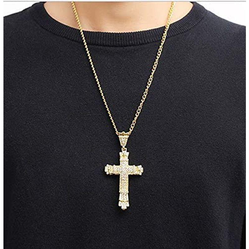 ネックレス メンズ 十字架 クロス ダイヤモンド ロザリオ アクセサリー チェーン メンズネックレス プレゼント 代 30代 40代 5 きんもくせい 通販 Yahoo ショッピング
