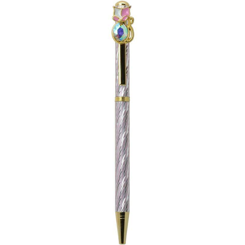 メーカー公式ショップ キラキラ 猫ボールペン クリップボールペン ネコ7 ピンク 13.5cm 65581