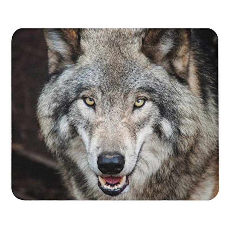 野生狼の顔のマウスパッド フォトパッド 世界の野生動物シリーズ きんもくせい 通販 Yahoo ショッピング