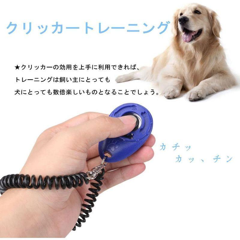 11周年記念イベントが Leeko クリッカー ペット クリッカートレーニング 犬 猫 しつけ用品 訓練用品 5色5個入れ リストストラップ付き Nhaankhang Com