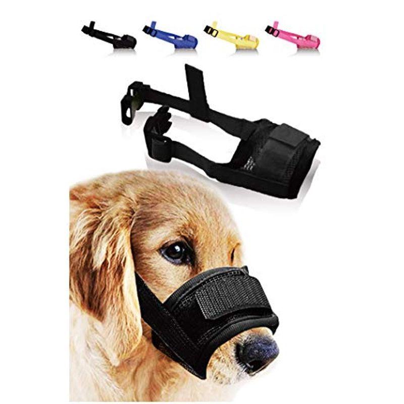 口輪 犬 動物看護士監修 ペット専門店が本気で作った外れにくい口輪 犬用 無駄 吠え 防止 グッズ 小型犬 アヒル くちわ ブラックl かわいい