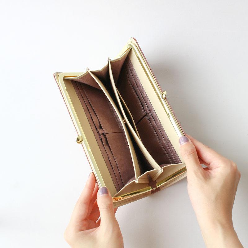 公式 グッズ AETHER 長財布 がま口 レディース イタリア製 クロコ型押しレザー 「ニナ」がま口長財布 ブランド エーテル 【2600258533】(13728円)