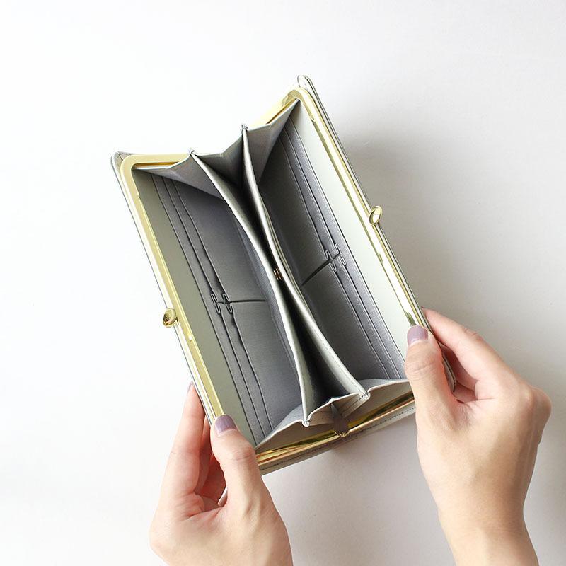 公式 グッズ AETHER 長財布 がま口 レディース イタリア製 クロコ型押しレザー 「ニナ」がま口長財布 ブランド エーテル 【2600258533】(13728円)