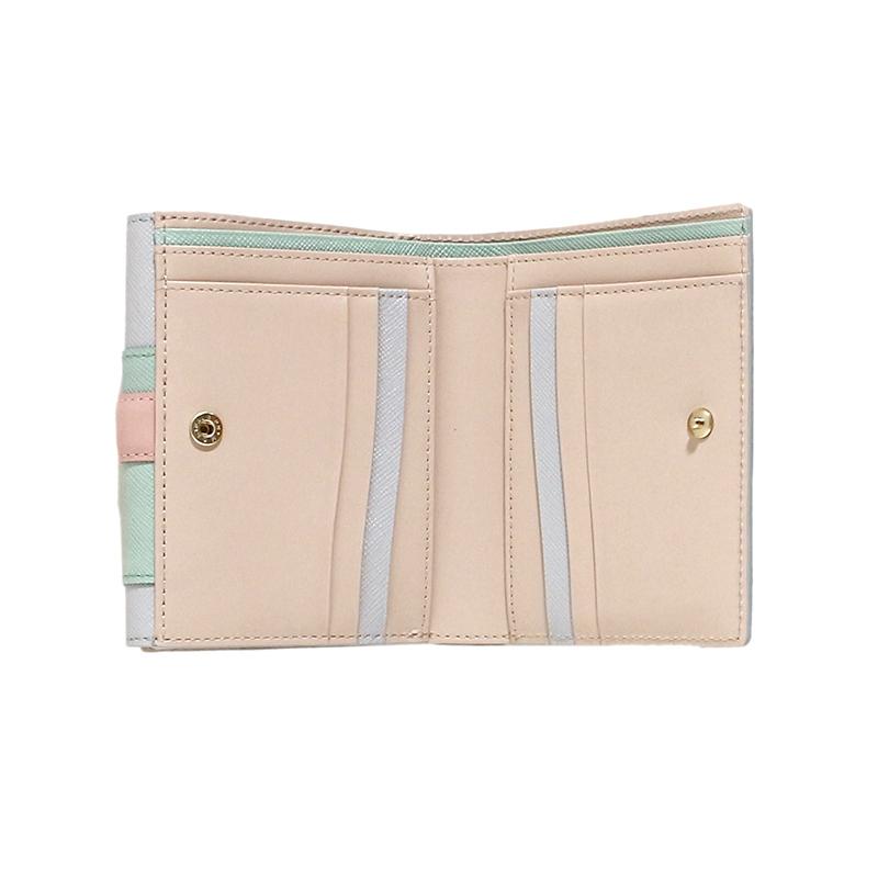 Aether 二つ折り財布 ミニ財布 レディース パステルカラー マルチカラー フローリア 大人可愛い お財布 ブランド エーテル P Aether Yahoo 店 通販 Yahoo ショッピング