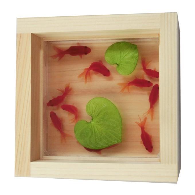 金魚アート 咲 あじさい プリザーブドフラワー 花 ギフト 贈り物