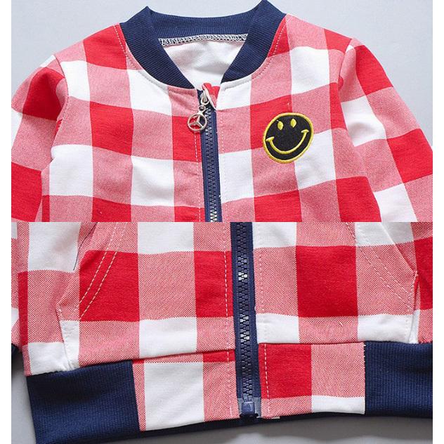 75 以上節約 ベビー キッズ ニコちゃんマークが可愛いロンt 3点セット セットアップ 上下セット スマイル チェック Bonnemawatersport Nl