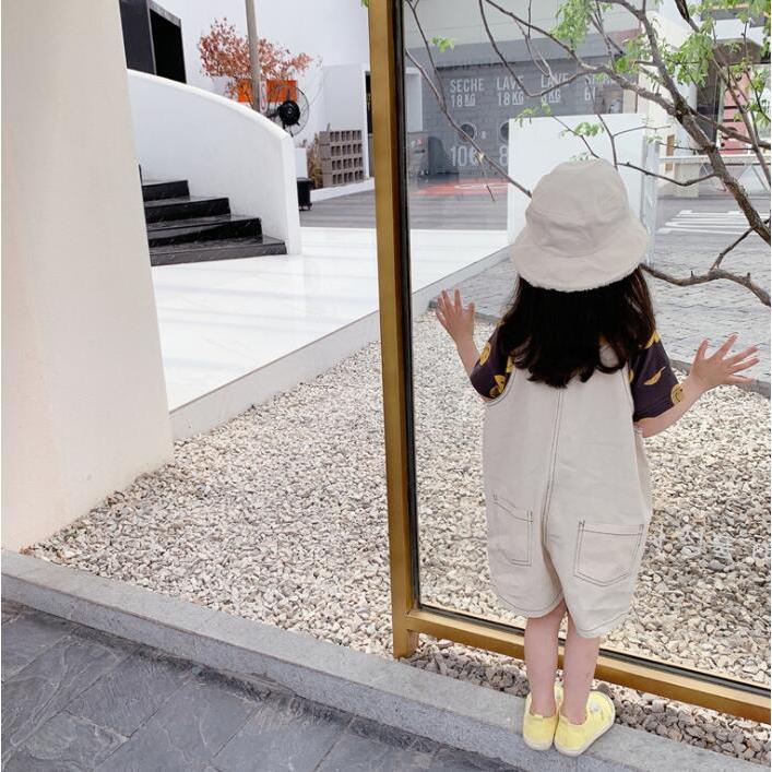 女の子 子供 無袖 オーバーオール サロペット 可愛いオールインワン