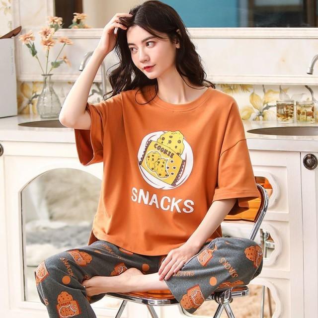 後払い手数料無料 下着 靴下 部屋着 パジャマ レディースナイトウェア ルームウ レディース ルームウェア ファション 可愛い パジャマ レディース 上下セット 部屋着 春 夏 人気 半袖 寝巻き Www Threeriversofs Com