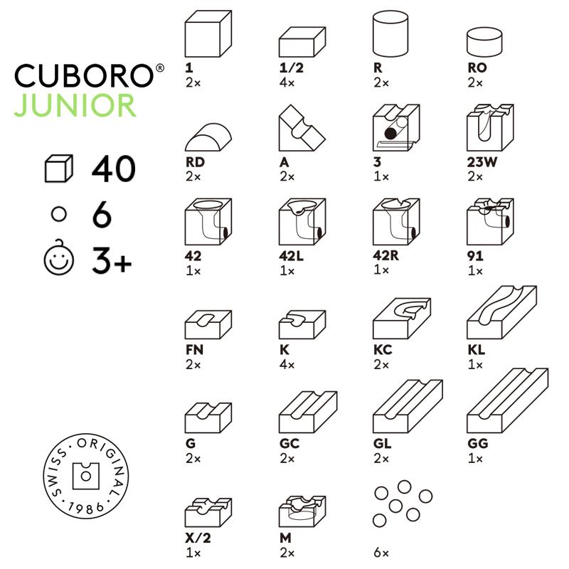 《クリスマス包装いたします》【正規輸入品】キュボロ『ジュニア』　CUBORO JUNIOR | cuboro | 03