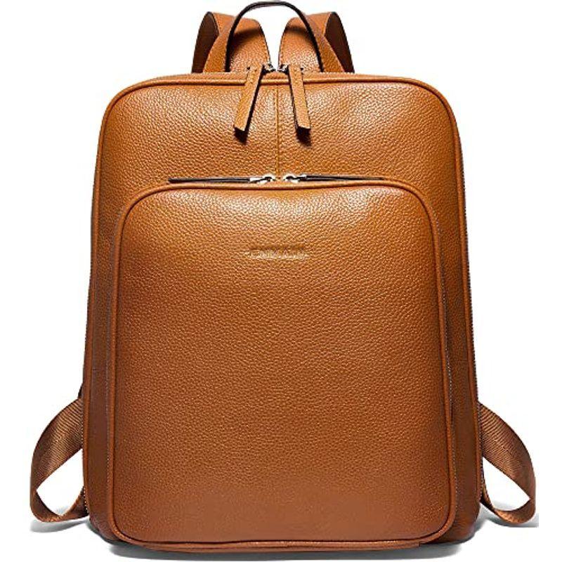 Enmain ビジネスリュックレディース レザー 本革 メンズファッション 3way バックパック リュックサック デイパック 女性用 ショルダー 本革 軽量 通学 大人 通勤 大容量 防水 Kingcup 旅