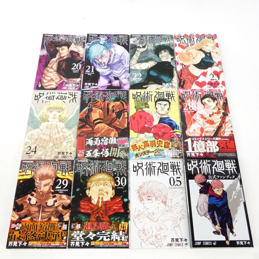 呪術廻戦 全30巻・0巻・0.5巻・公式ファンブック セット 呪術廻戦 全30巻・0巻・0.5巻・公式ファンブック セット