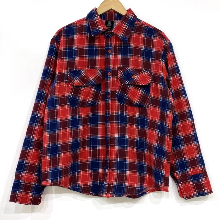 B'z 稲葉浩志 着用 復刻 チェックネルシャツ XXV Lサイズ ※中古 : お宝