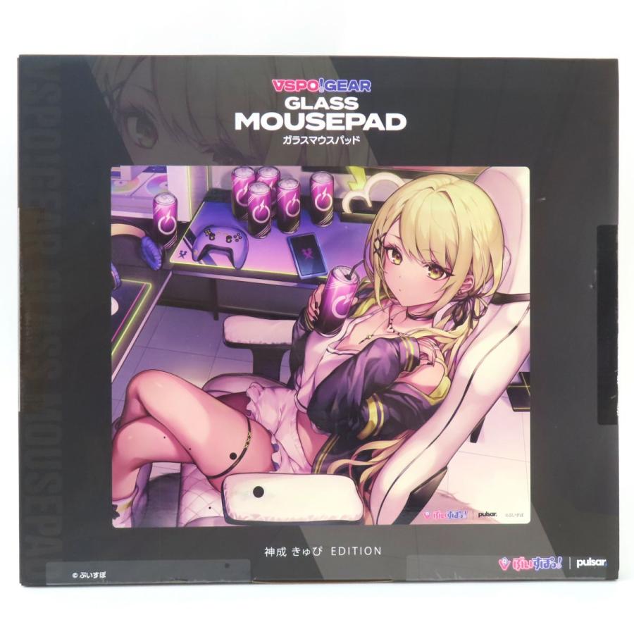 ✨【新品・未使用・レア】ぶいすぽっ！ 神成きゅぴ ガラスマウスパッド✨ VSPO! GEAR ガラスマウスパッド 神成きゅぴ ぶいすぽ