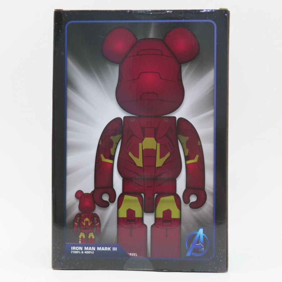 ベアブリック アイアンマン3 未開封】メディコムトイ BE＠RBRICK ベアブリック IRON MAN MARK