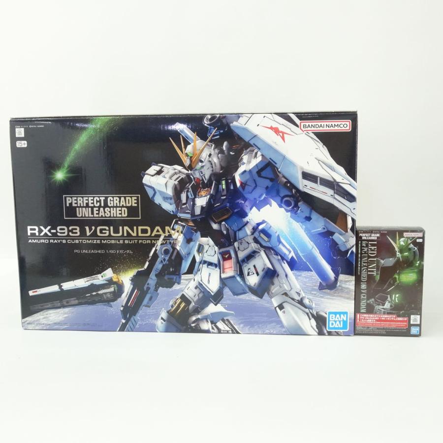 【新品未開封】PG UNLEASHED 1/60 νガンダム 新品未組立 未組立】 PG UNLEASHED 1/60 νガンダム プラモデル + νガンダム用 LED