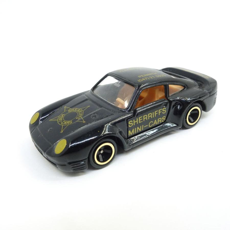 トミカ ポルシェ 959 SHERRIFFS特注 ブラック ミニカー ※中古 : お宝