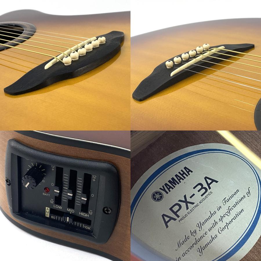 【美品】YAMAHA ヤマハ APX-3A エレアコ　アコースティックギター YAMAHA（ヤマハ） APX-3A サンバースト エレアコ エレクトリック