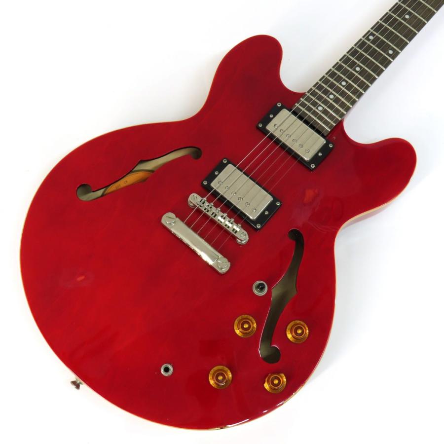 エレキギターエピフォン　　　　 Dot CH 美品 Epiphone エピフォン Dot CH セミアコ エレキギター ※中古