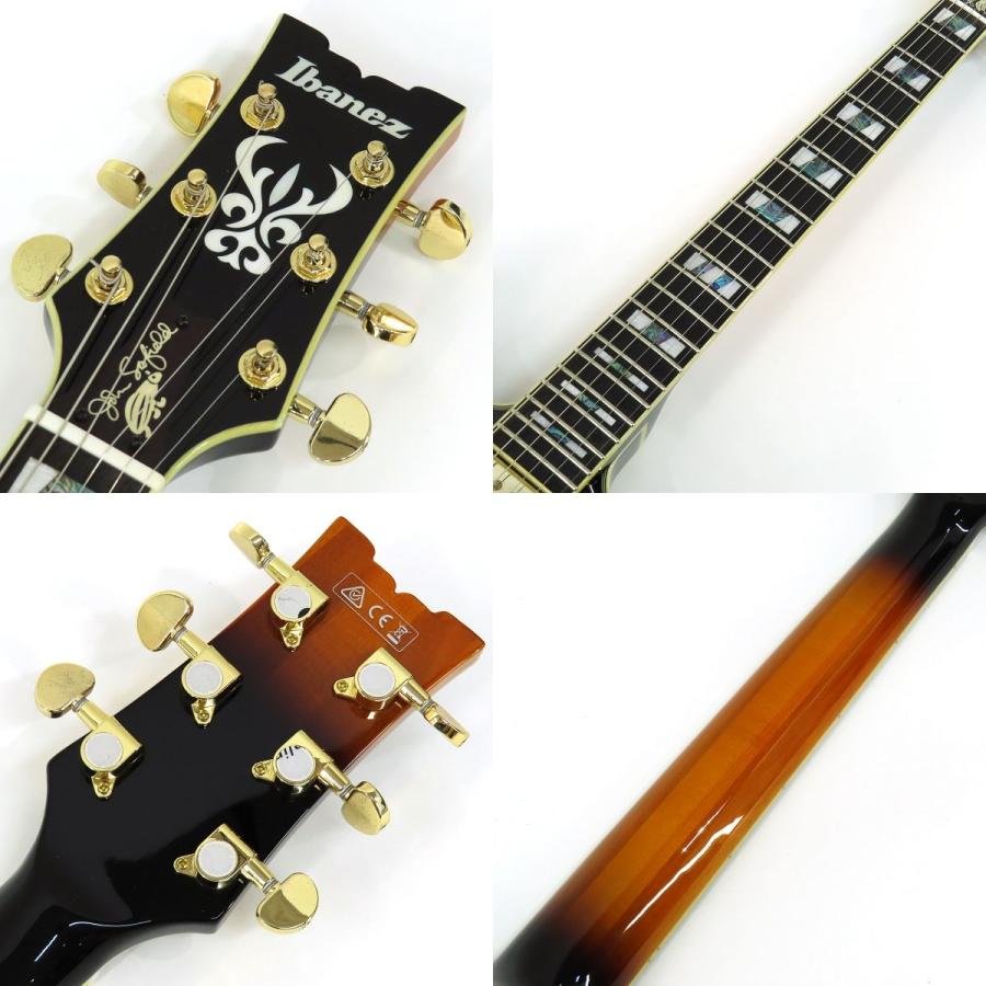 アイバニーズ JSM10 VYS セミアコ セミアコースティックギター エレキギター 【白】 ※中古