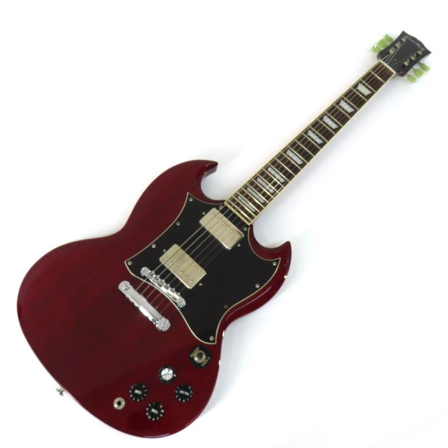 GrassRoots グラスルーツ G-SG-57L チェリー エレキギター ※中古