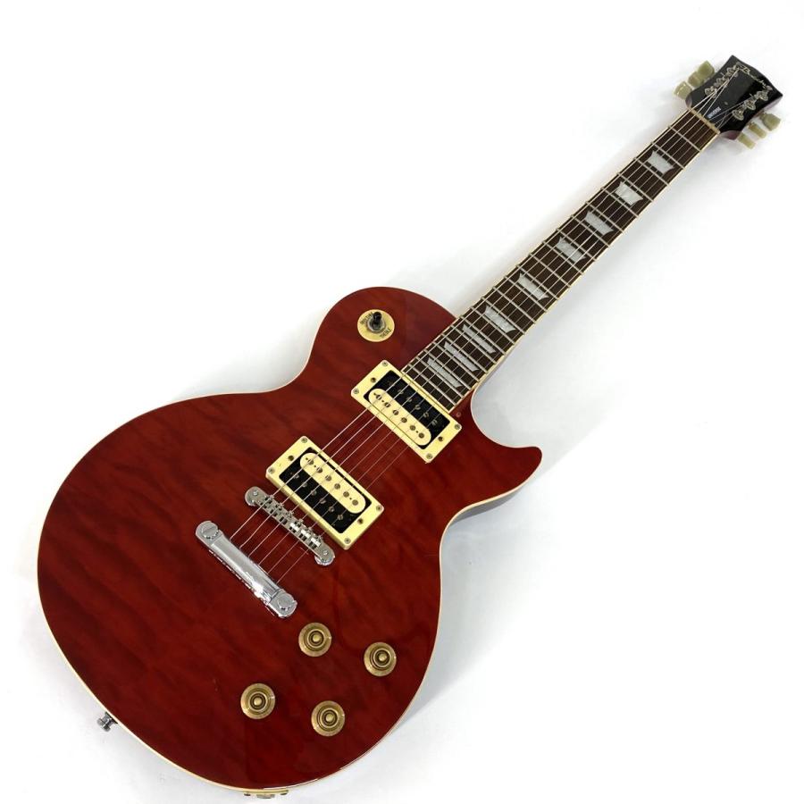 Bacchus（バッカス） BLS-700FM シースルーレッド レスポール エレキ