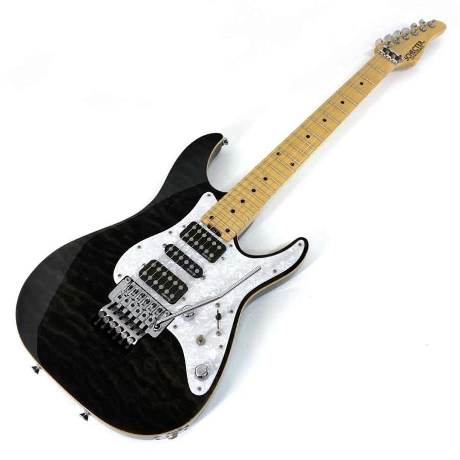 SCHECTER SD-2-24 限定カラー　ソリッドブラック SCHECTER シェクター SD-2-24BW STBK/M シースルーブラック エレキ