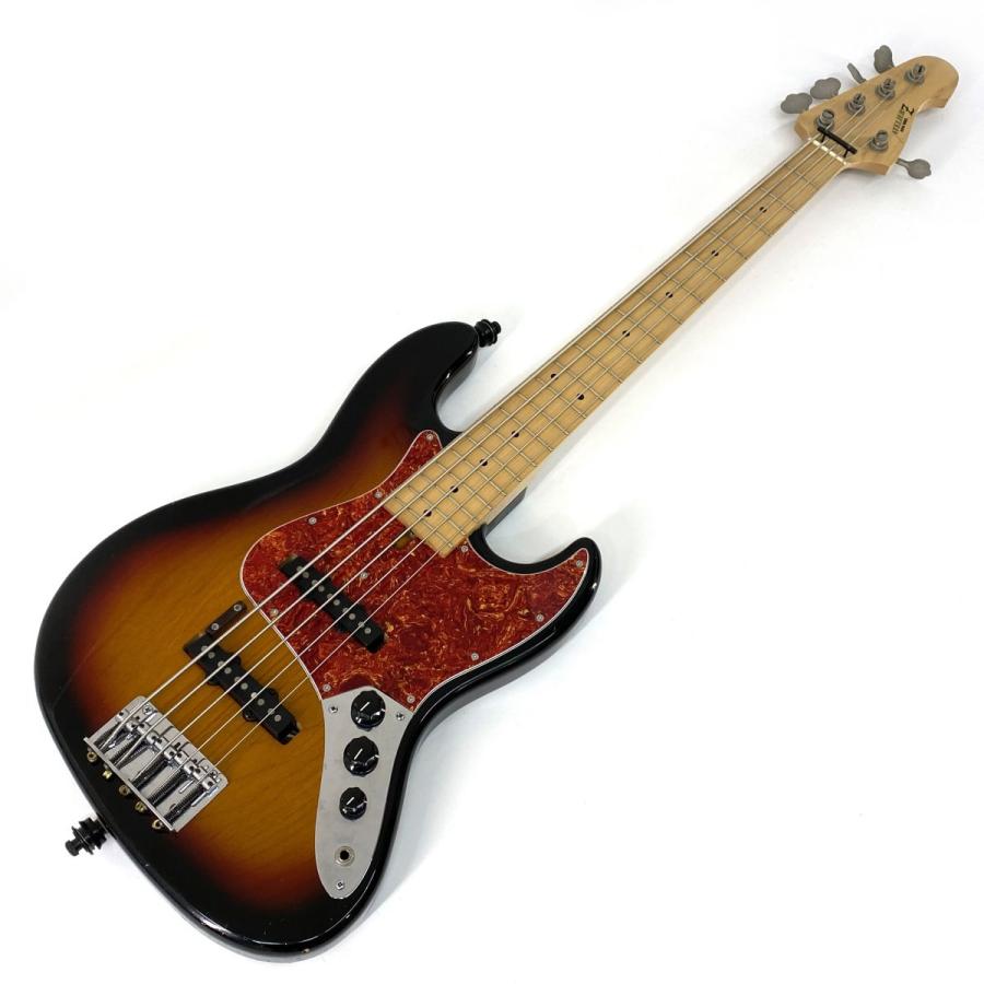 AtelierZ エレキベース ジャズベースサンバースト ケース付き ATELIER Z アトリエZ Jazz Bass 5 Strings サンバースト 5弦 多弦