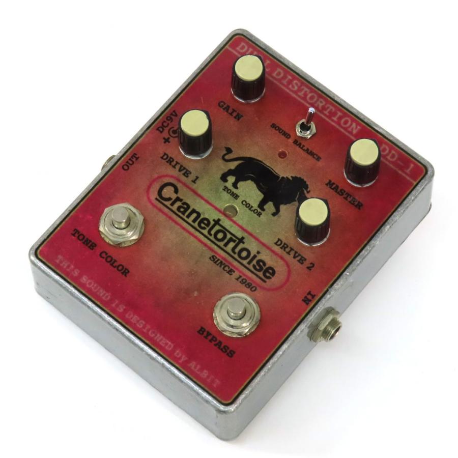 専用アダプター付ALBIT CRANETORTOISE EL-1エフェクトループ ALBIT アルビット Cranetortoise DD-1 DUAL DISTORTION ギター用