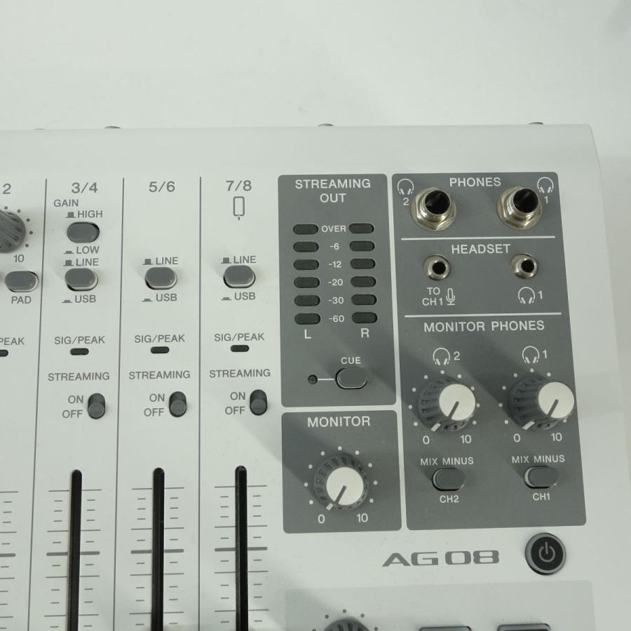YAMAHA ヤマハ AG08 LIVE STREAMING MIXER オーディオインターフェース USBタイプ ※中古_2