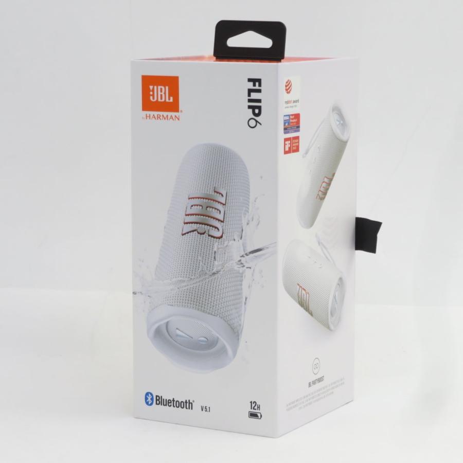JBL FLIP 6 Bluetooth スピーカー ホワイト　新品未開封 未開封】JBL FLIP 6 ポータブルBluetoothスピーカー ホワイト : お宝
