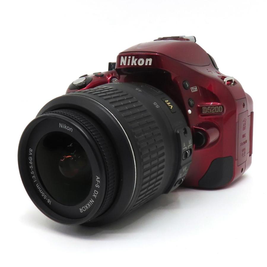 Nikon ニコン D5200 18-55 VR レンズキット レッド デジタル一眼