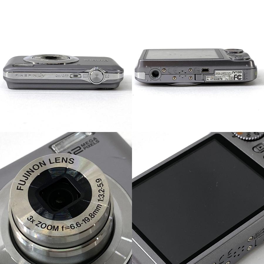 【未使用級】FUJIFILM FINEPIX JV100 シルバー コンデジ FUJIFILM 富士フィルム FinePix JV100 シルバー コンパクトデジタル