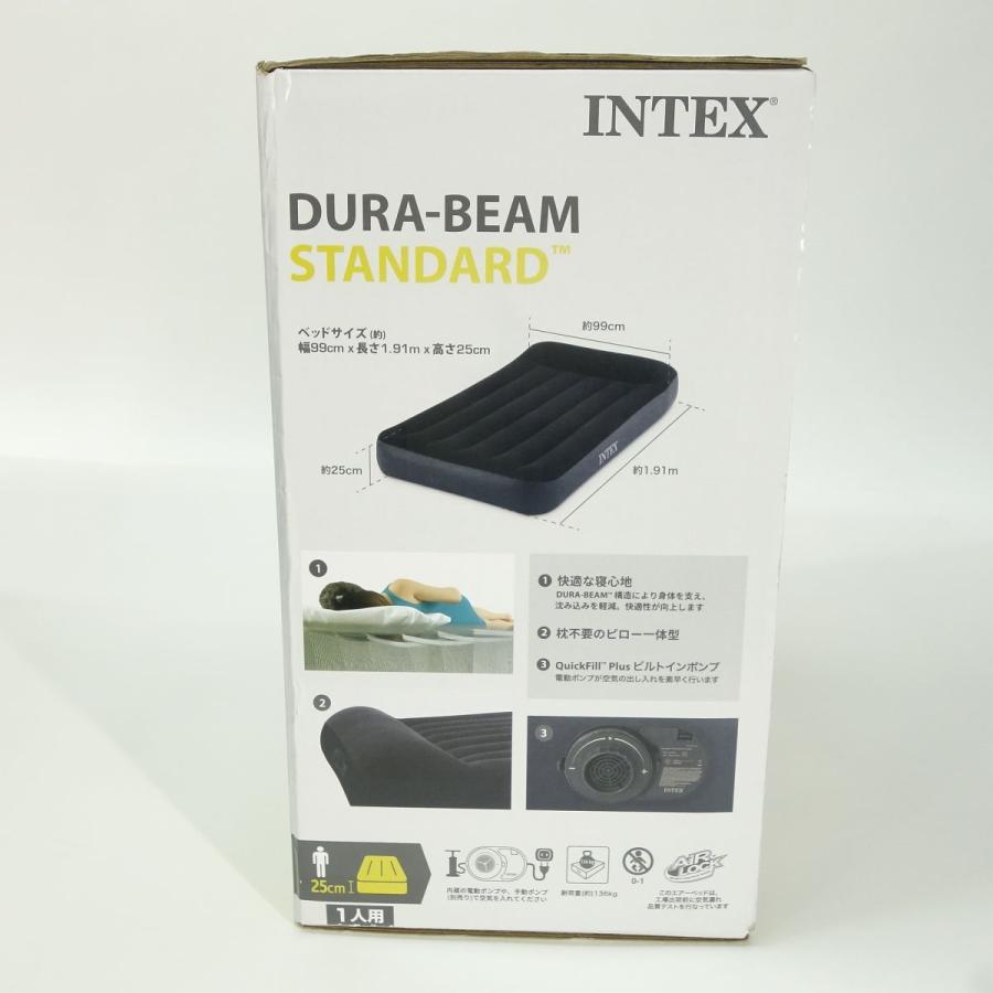 未開封】INTEX インテックス DURA-BEAM STANDARD エアーベッド 未開封】INTEX インテックス DURA-BEAM STANDARD エアーベッド