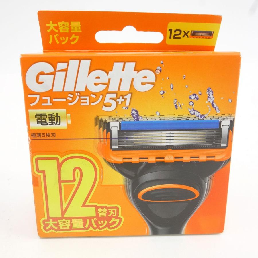 未開封】Gillette ジレット Fusion 5+1 電動タイプ 替え刃 12個入り