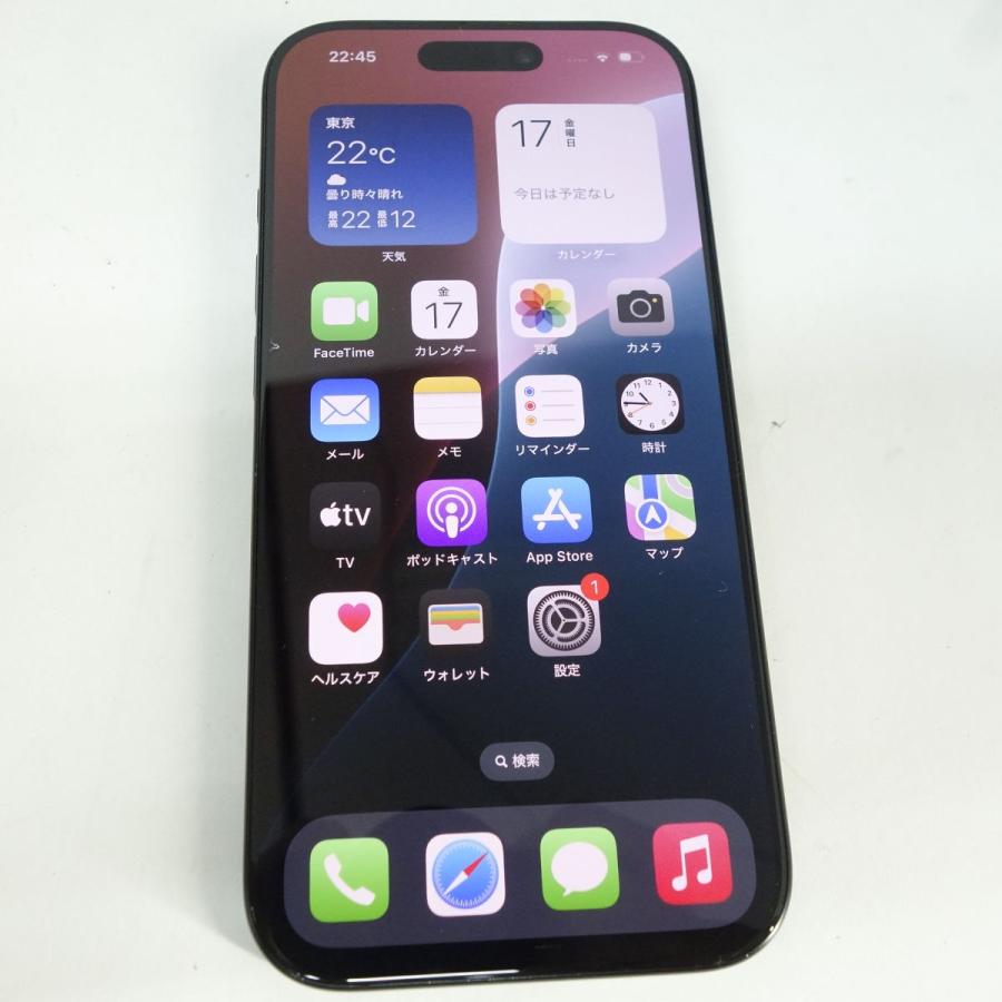 iPhone16Pro 256GB バッテリー容量89% SIMフリー SIMフリー】iPhone 16 Pro 256GB ブラックチタニウム MYN03J/A