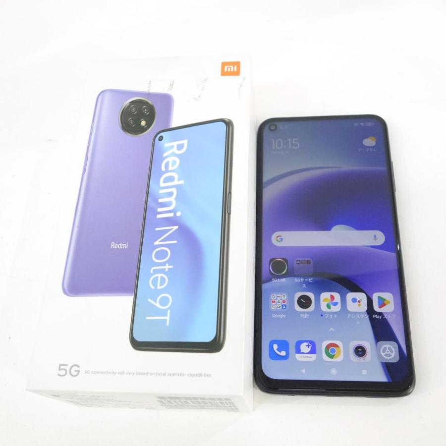 Softbank Redmi Note 9T 5G ナイトフォールブラック 4GB 64GB A001XM 