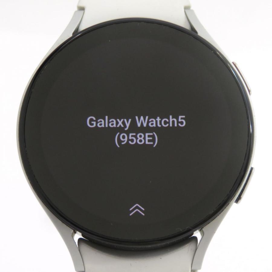 Galaxy Watch 5 SM-R910NZSABRI 44mm シルバー スマートウォッチ ※中古 