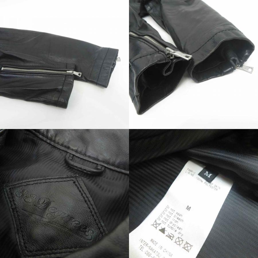 33Degrees サーティスリーディグリーズ 羊革 シングル ライダース