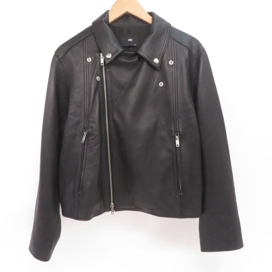 HARE ハレ 羊革 ダブルライダースジャケット HA030105AD Sサイズ ※中古  