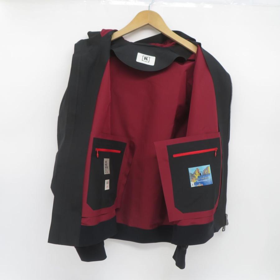 KIRED キーレッド ナイロン フード付 ジャケット サイズ52 ブラック