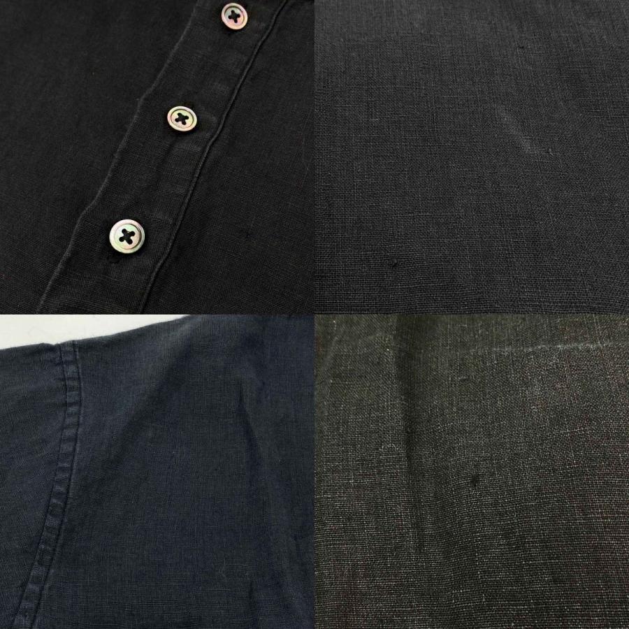 RON HERMAN ロンハーマン Traceability Hemp Collarless Shirt