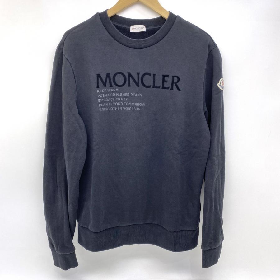 MONCLER モンクレール MAGLIA GIROCOLLO フロントロゴデザイン クルー