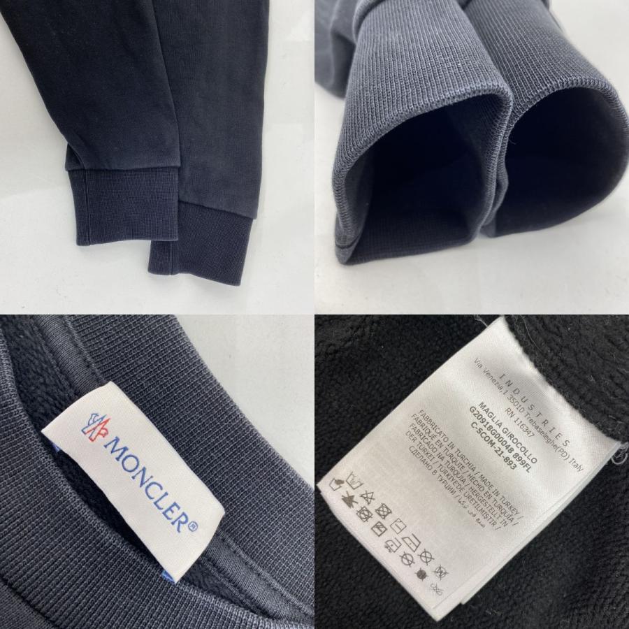 MONCLER モンクレール MAGLIA GIROCOLLO フロントロゴデザイン クルー