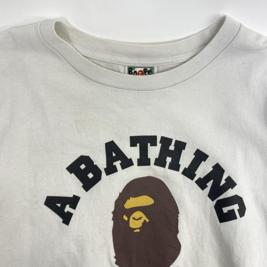 A BATHING APE アベイシングエイプ 長袖 プリント Tシャツ