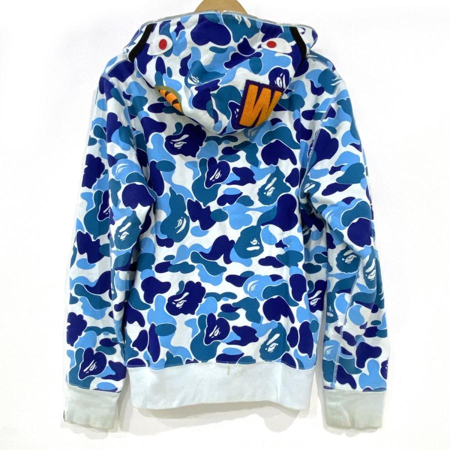 【正規品】ape APE bape エイプアベイシングエイプ カモフラ L A BATHING APE アベイシングエイプ カモフラ ハーフジップパーカー